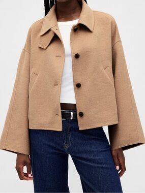 Gap Wool Blend Swing Jacket